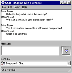 Chat NetMeeting